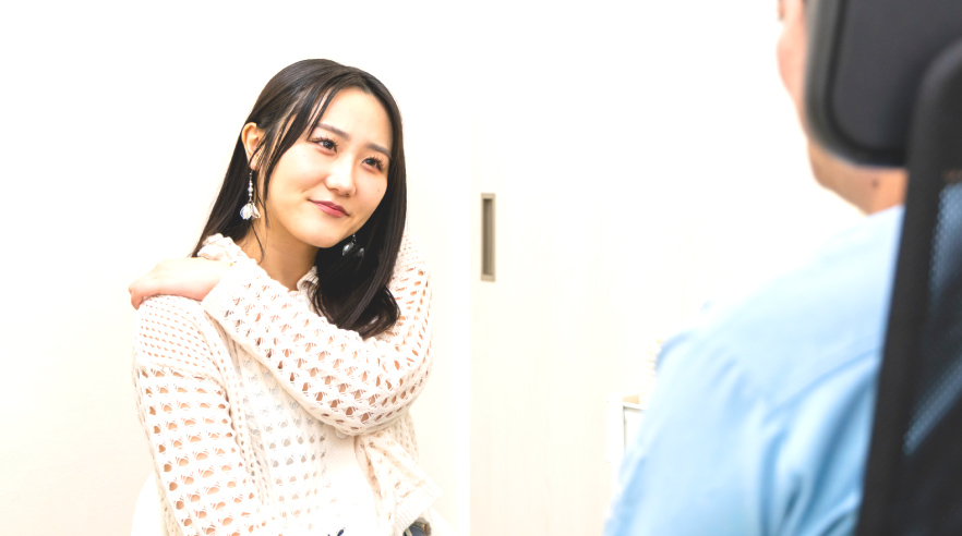 患者様の声に耳を傾け、言葉の裏にある「不調」を見つけます